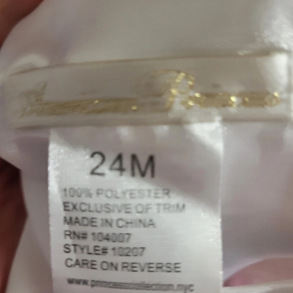 American Princess Dress, Pink White Summer Spring Party Special Occasion 24 M - Picture 11 of 11